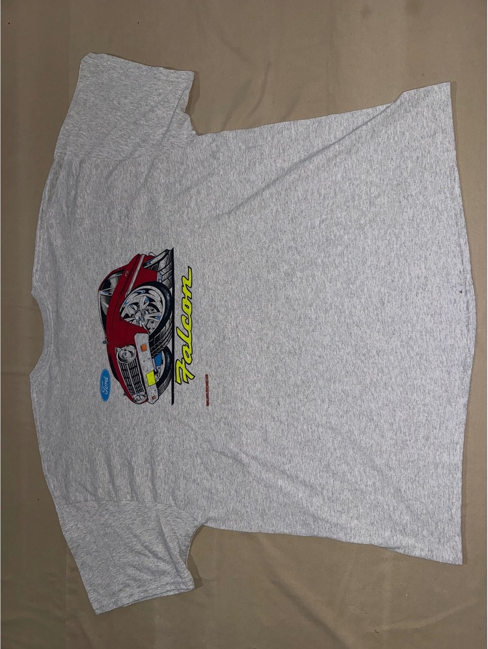 Fred Tolan hot rod heather gray T-shirt